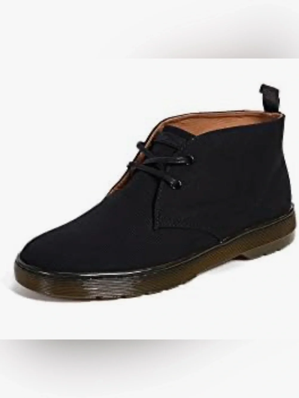 Dr. Martens Mayport AirWair Men's Black Canvas Casual Utility Lace-Up Boots